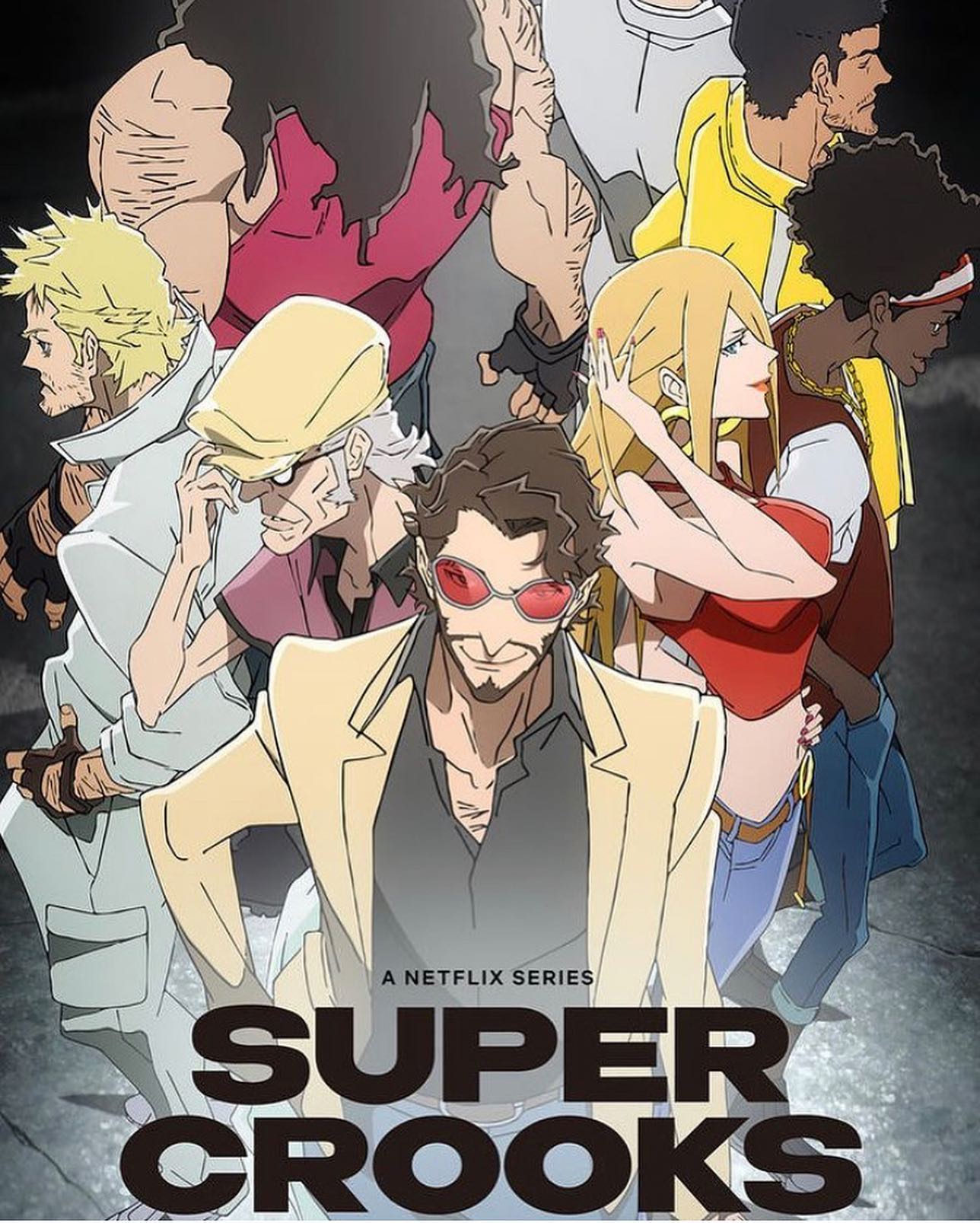 Netflix’s Super Crooks Promotional Poster